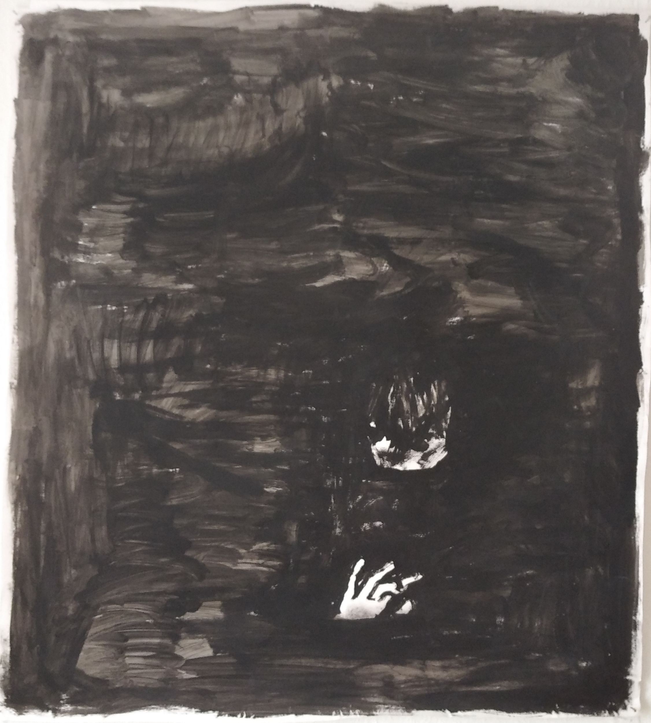 sin título (2019) acrylic on paper 95x100cm