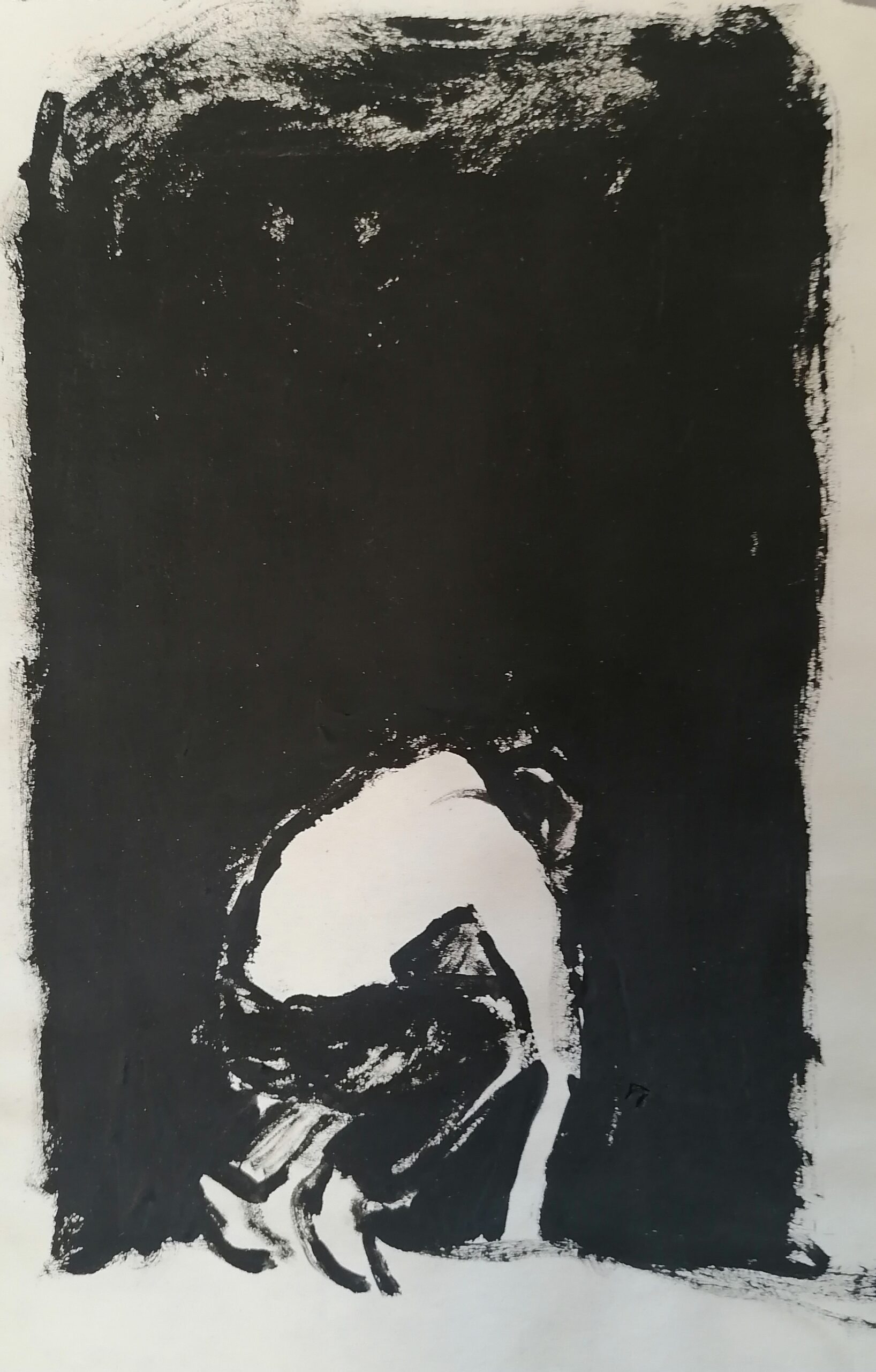 untitled iii (2020) acrylic on paper 21x13,5cm