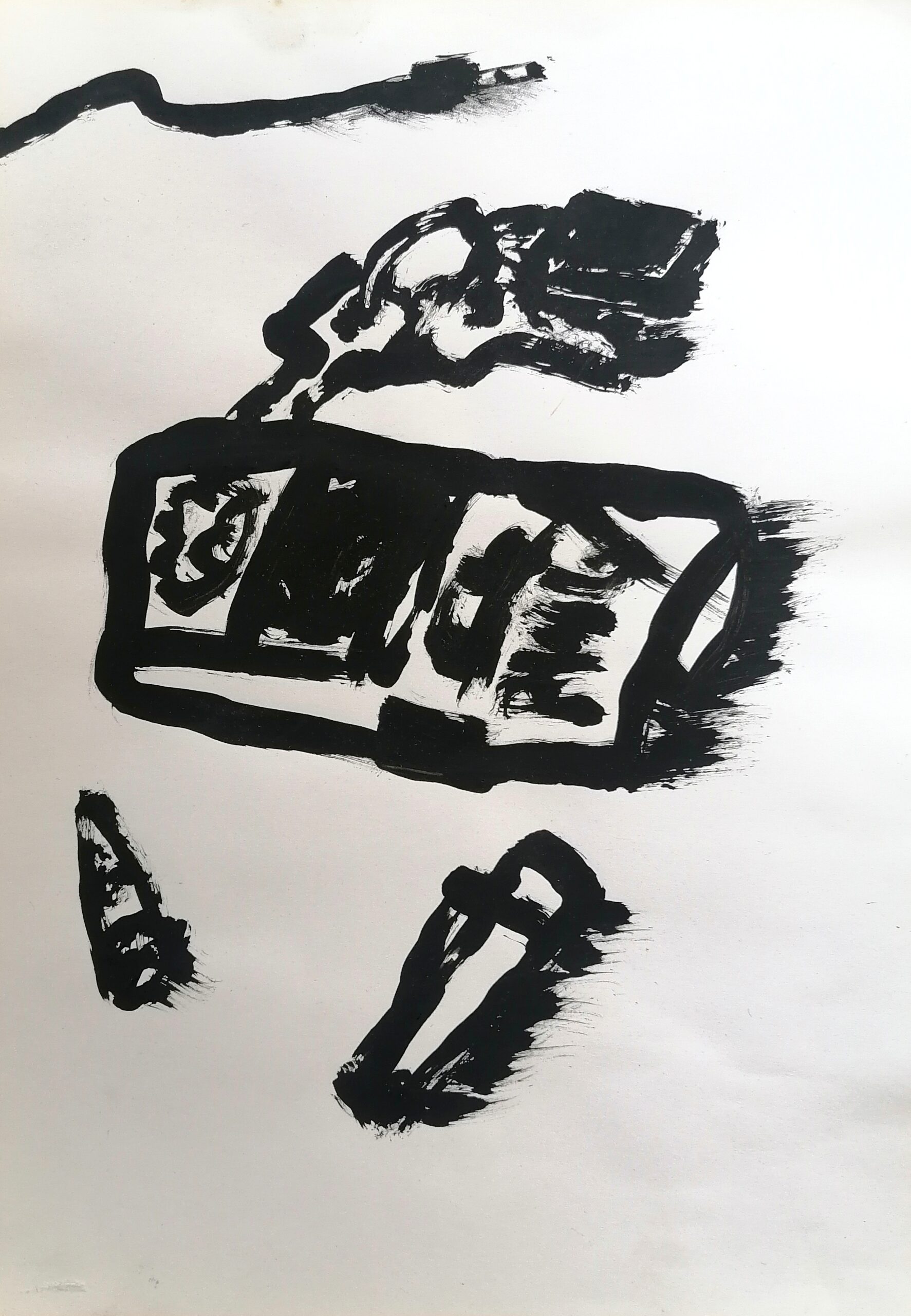 untitled tools (2018) acrylic on paper 29,7x21cm